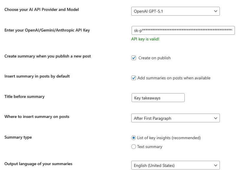 WPSummarize